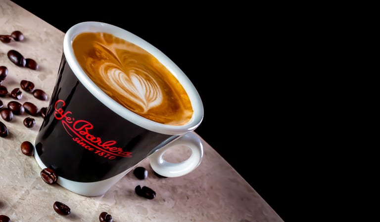 Coffee on Black